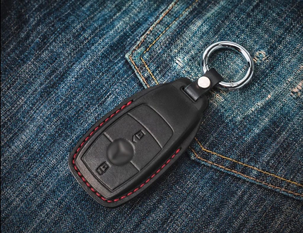 Mercedes leather online key fob